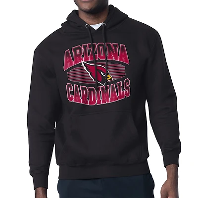 Men's Starter Black Arizona Cardinals Team Grit Graphic Hoodie