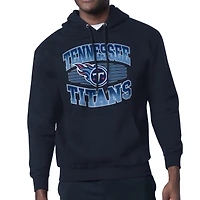 Men's Starter Navy Tennessee Titans Team Grit Graphic Hoodie