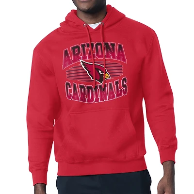 Men's Starter Cardinal Arizona Cardinals Team Grit Graphic Hoodie