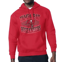 Men's Starter Red Tampa Bay Buccaneers Team Grit Graphic Hoodie