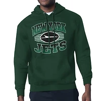 Men's Starter Green New York Jets Team Grit Graphic Hoodie