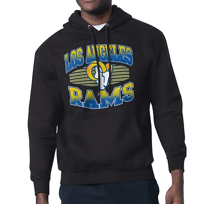 Men's Starter Black Los Angeles Rams Team Grit Graphic Hoodie