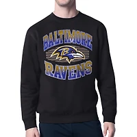 Men's Starter Baltimore Ravens Team Grit Graphic Fleece Pullover Sweatshirt