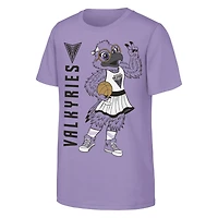 Youth  Violet Golden State Valkyries Mascot T-Shirt