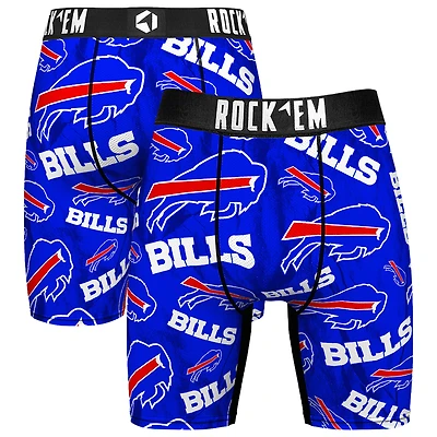Men's Rock Em Socks Buffalo Bills Logo Boxer Briefs