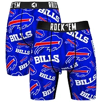 Men's Rock Em Socks Buffalo Bills Logo Boxer Briefs