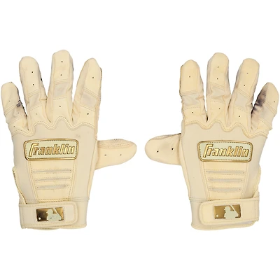 Kerry Carpenter Detroit Tigers Game-Used Tan Franklin Batting Gloves from the 2025 MLB Season