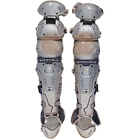 Austin Wells New York Yankees Game-Used Gray EvoShield Shin Guards vs. Pittsburgh Pirates on April 5, 2025