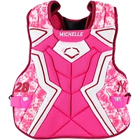 Austin Wells New York Yankees Game-Used Pink EvoShield Chest Protector vs. Athletics on May 11, 2025