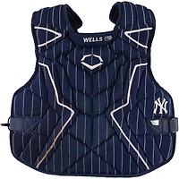 Austin Wells New York Yankees Game-Used Navy EvoShield Chest Protector vs. Milwaukee Brewers on March 30, 2025