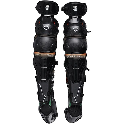 Austin Wells New York Yankees Game-Used Black EvoShield Shin Guards vs. New York Mets on May 18, 2025