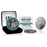 Highland Mint Ichiro Suzuki Seattle Mariners 2025 Baseball Hall of Fame Induction 39mm Silver Coin