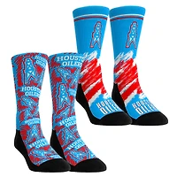 Unisex Rock Em Socks Houston Oilers Gridiron Classics Throwback Two-Pack Crew Set