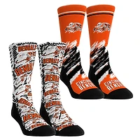 Unisex Rock Em Socks Cincinnati Bengals Throwback Two-Pack Crew Set