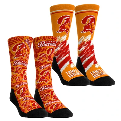 Youth Rock Em Socks Tampa Bay Buccaneers Throwback Two-Pack Crew Set