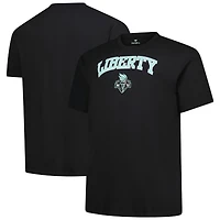 Men's Fanatics Black New York Liberty Big & Tall Arch Logo T-Shirt