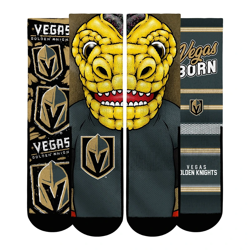 Unisex Rock Em Socks  Vegas Golden Knights Fan Favorites Three-Pack Crew Set