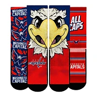 Unisex Rock Em Socks  Washington Capitals Fan Favorites Three-Pack Crew Set