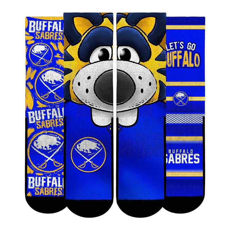 Unisex Rock Em Socks  Buffalo Sabres Fan Favorites Three-Pack Crew Set
