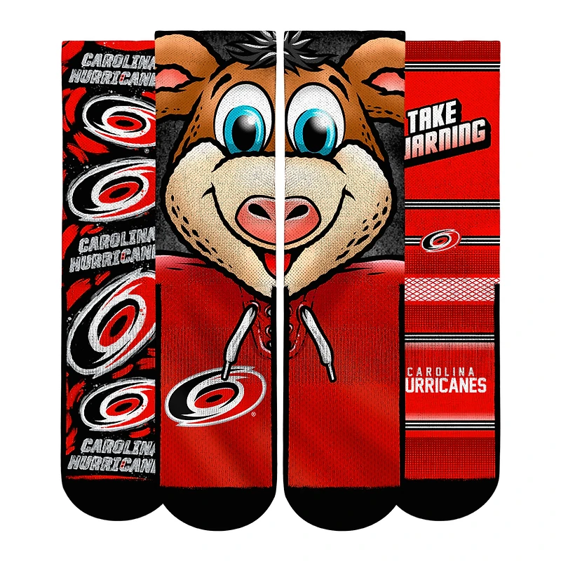 Unisex Rock Em Socks  Carolina Hurricanes Fan Favorites Three-Pack Crew Set