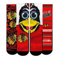 Unisex Rock Em Socks  Chicago Blackhawks Fan Favorites Three-Pack Crew Set