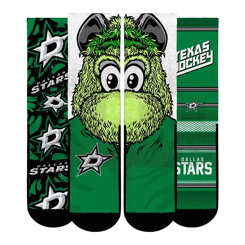 Unisex Rock Em Socks Dallas Stars Fan Favorites Three-Pack Crew Set