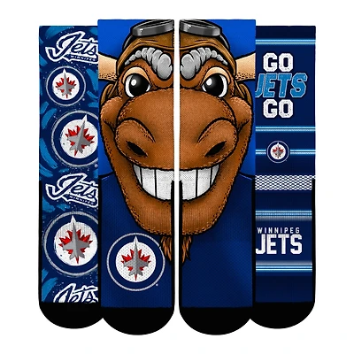 Youth Rock Em Socks  Winnipeg Jets Fan Favorites Three-Pack Crew Set