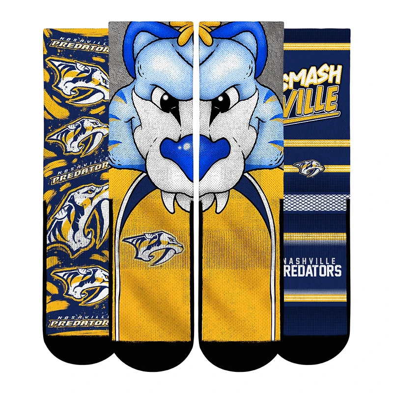 Youth Rock Em Socks  Nashville Predators Fan Favorites Three-Pack Crew Set