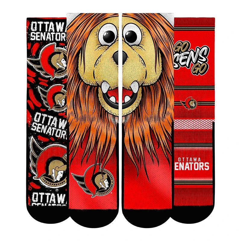 Youth Rock Em Socks  Ottawa Senators Fan Favorites Three-Pack Crew Set