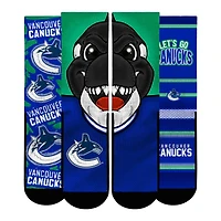 Youth Rock Em Socks  Vancouver Canucks Fan Favorites Three-Pack Crew Set