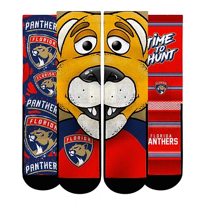 Youth Rock Em Socks  Florida Panthers Fan Favorites Three-Pack Crew Set