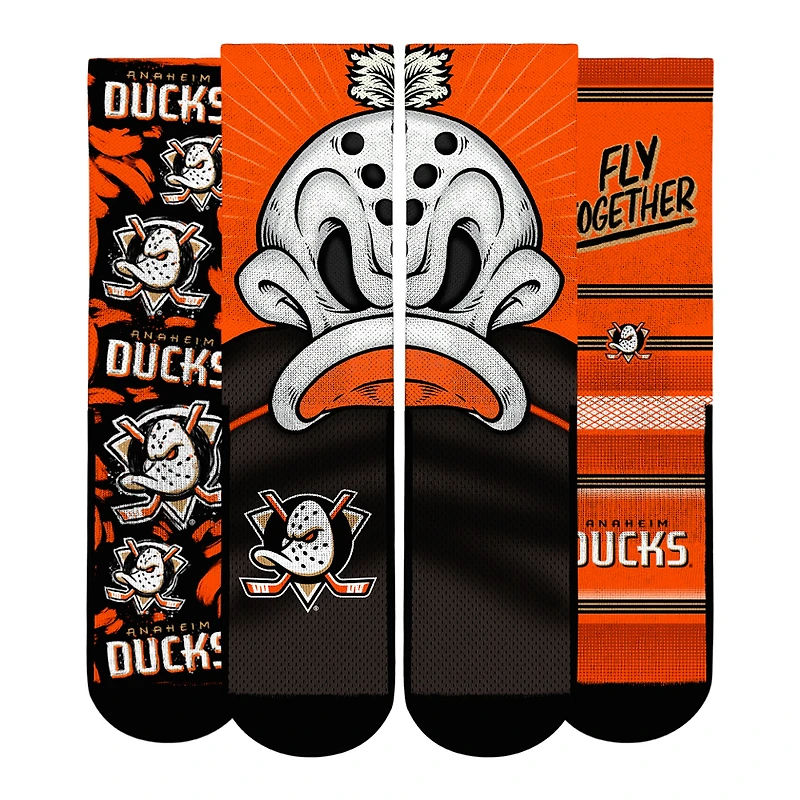 Youth Rock Em Socks  Anaheim Ducks Fan Favorites Three-Pack Crew Set