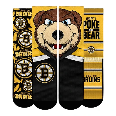 Youth Rock Em Socks  Boston Bruins Fan Favorites Three-Pack Crew Set