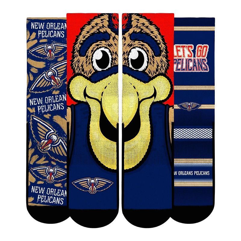 Unisex Rock Em Socks  New Orleans Pelicans Fan Favorites Three-Pack Crew Set