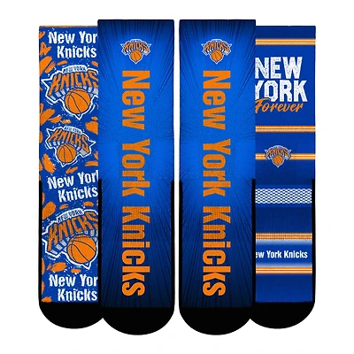 Unisex Rock Em Socks  New York Knicks Fan Favorites Three-Pack Crew Set