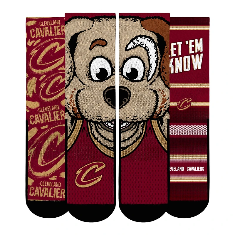 Unisex Rock Em Socks  Cleveland Cavaliers Fan Favorites Three-Pack Crew Set