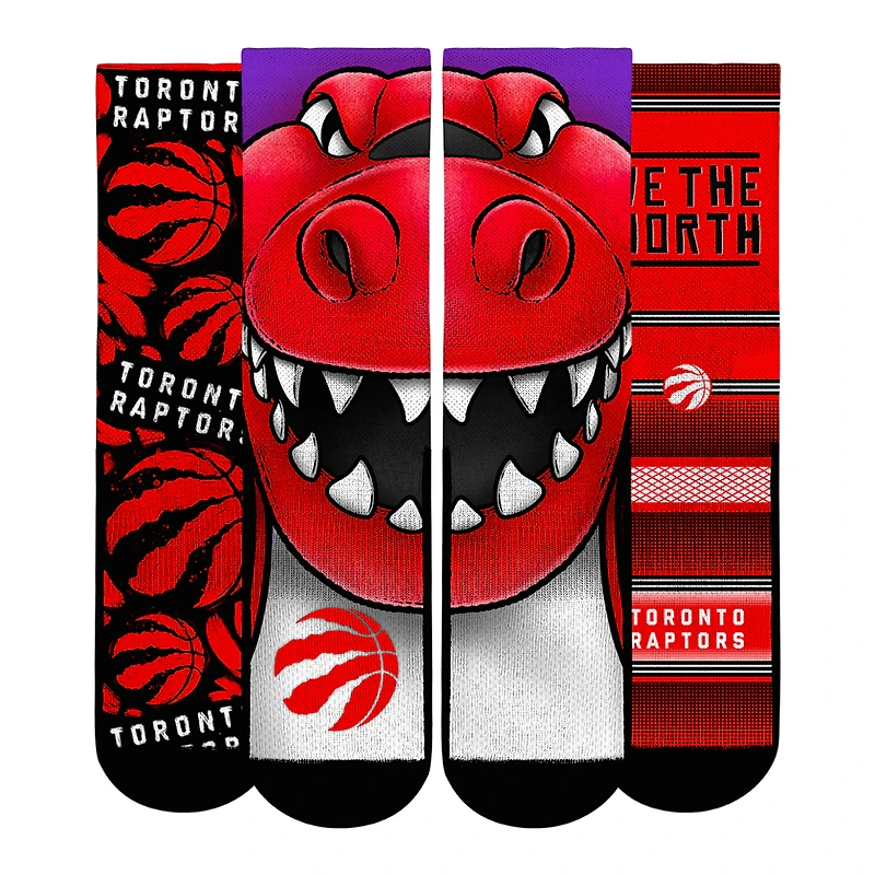 Unisex Rock Em Socks Toronto Raptors Fan Favorites Three-Pack Crew Set