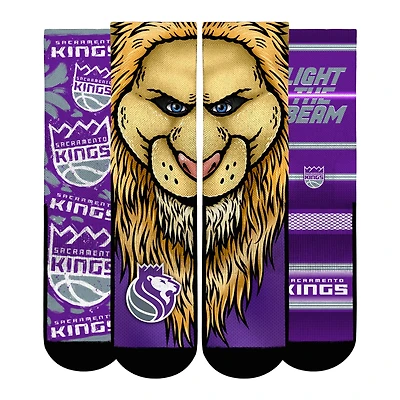 Unisex Rock Em Socks  Sacramento Kings Fan Favorites Three-Pack Crew Set