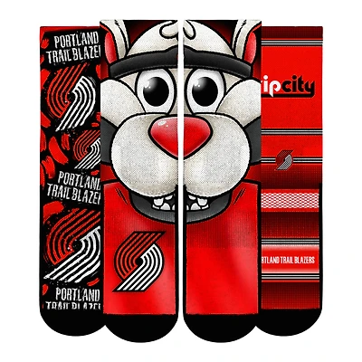 Unisex Rock Em Socks  Portland Trail Blazers Fan Favorites Three-Pack Crew Set