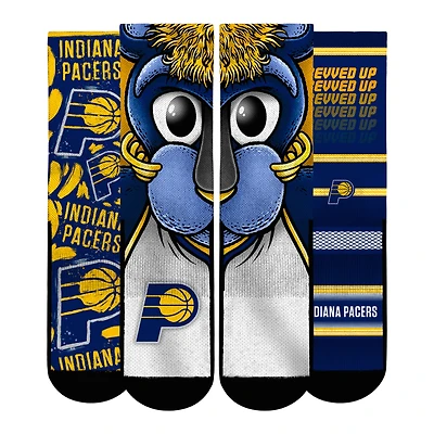 Unisex Rock Em Socks  Indiana Pacers Fan Favorites Three-Pack Crew Set