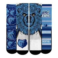 Youth Rock Em Socks  Memphis Grizzlies Fan Favorites Three-Pack Crew Set