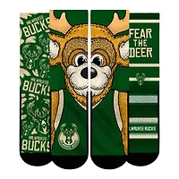 Youth Rock Em Socks  Milwaukee Bucks Fan Favorites Three-Pack Crew Set
