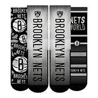 Youth Rock Em Socks  Brooklyn Nets Fan Favorites Three-Pack Crew Set