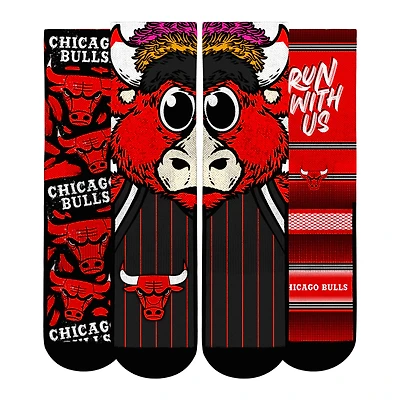 Youth Rock Em Socks  Chicago Bulls Fan Favorites Three-Pack Crew Set