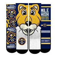 Youth Rock Em Socks  Denver Nuggets Fan Favorites Three-Pack Crew Set