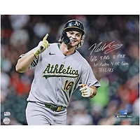 Nick Kurtz Athletics Autographed 16" x 20" 4 Home Run Game Photograph with Multiple Inscriptions