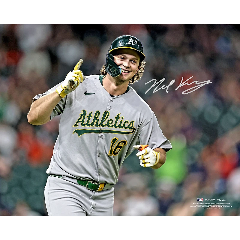 Nick Kurtz Athletics Autographed 16" x 20" 4-Home Run Game Photograph