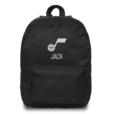 Youth Chad & Jake  Black Utah Jazz Personalized Backpack