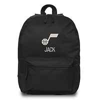 Youth Chad & Jake  Black Utah Jazz Personalized Backpack