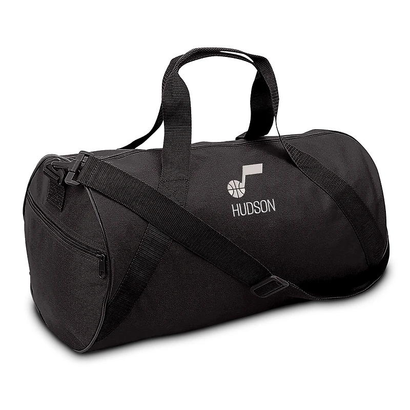 Youth Chad & Jake Black Utah Jazz Personalized Duffle Bag